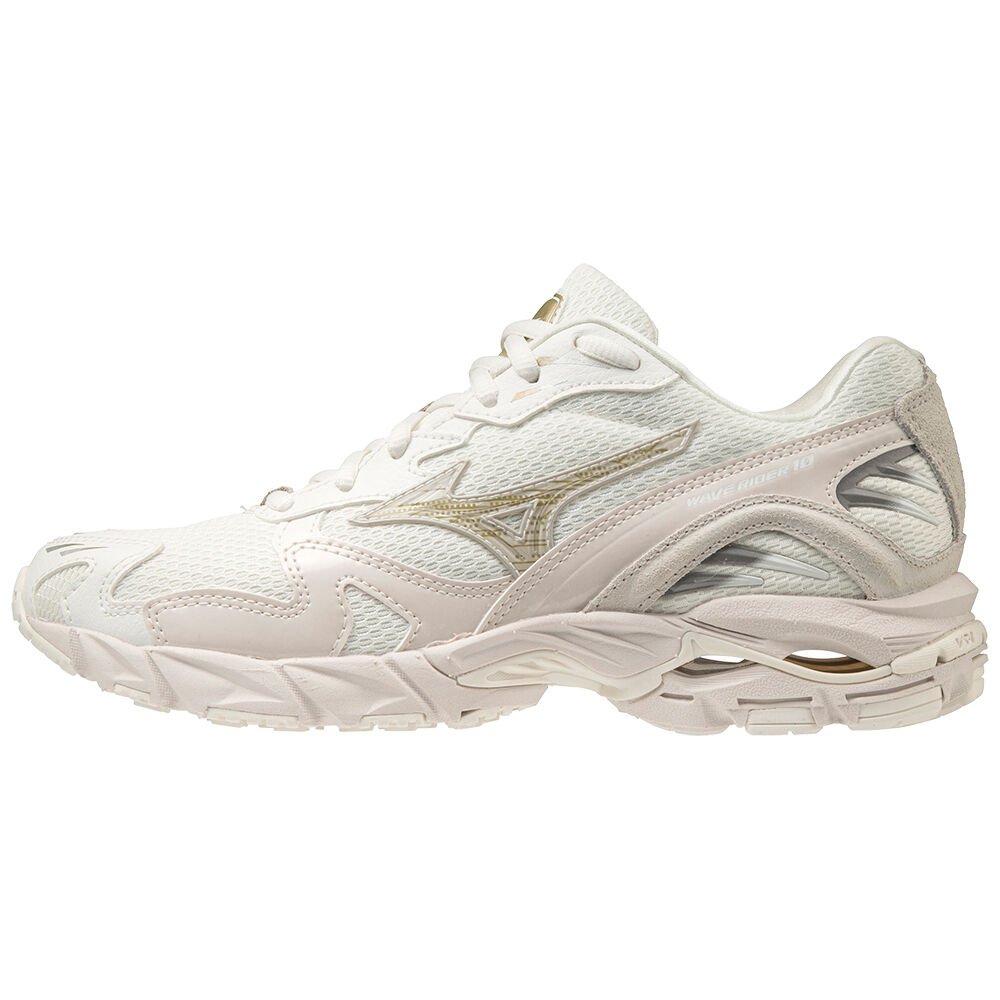 Womens Mizuno Wave Rider 10 Trainers White Philippines (ZIDANV584)